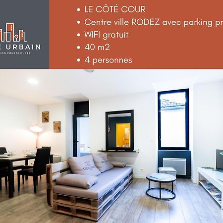 Ferienwohnung Le Cote Cour Rodez Exterior foto